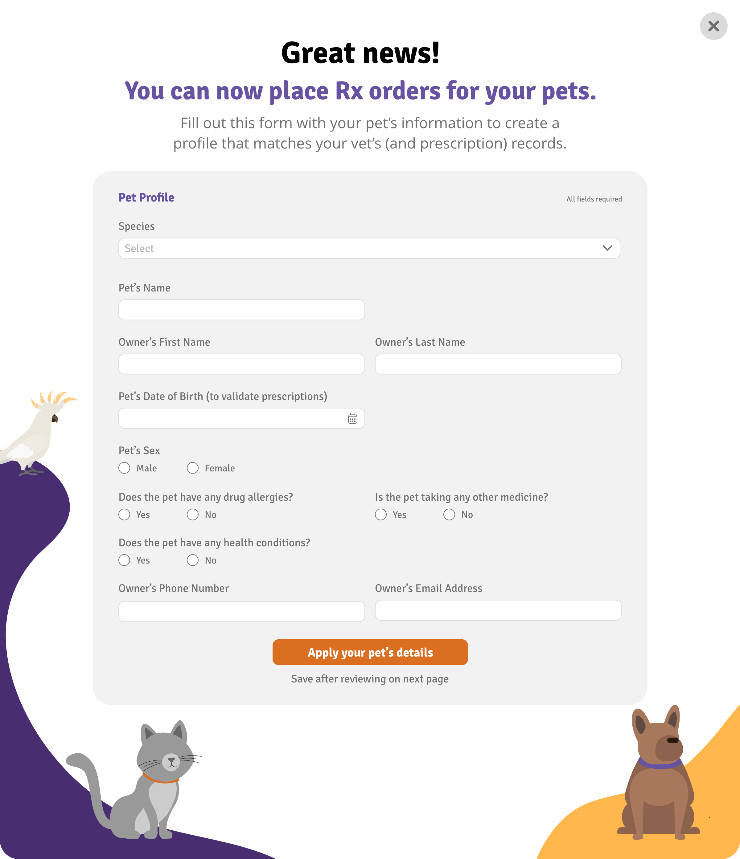 Online Pharmacy - Pet Meds | DiRx Health